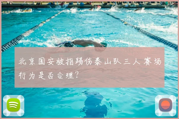 北京国安被指踢伤泰山队三人 赛场行为是否合理?
