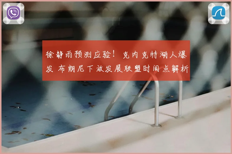 徐静雨预测应验！克内克特湖人爆发 布朗尼下放发展联盟时间点解析